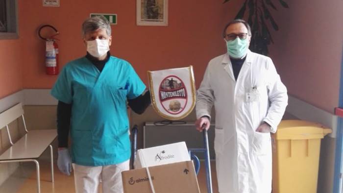 la montemiletto over 40 dona 200 flaconi di igienizzante