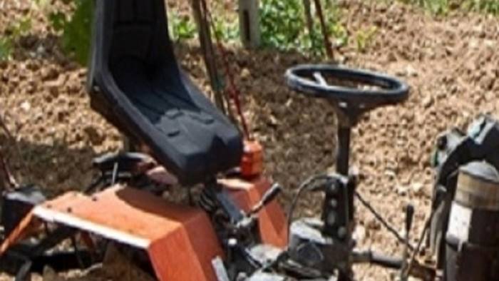 incidente con la motozappa grave un anziano