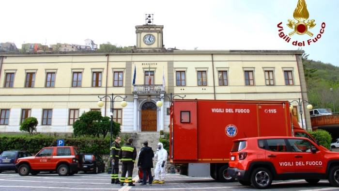 sanificazione a mercogliano nucleo batteriologico in azione