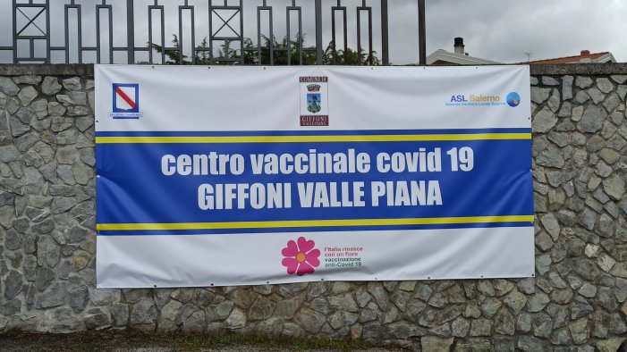 il polo vaccinale di giffoni valle piana e finalmente realta