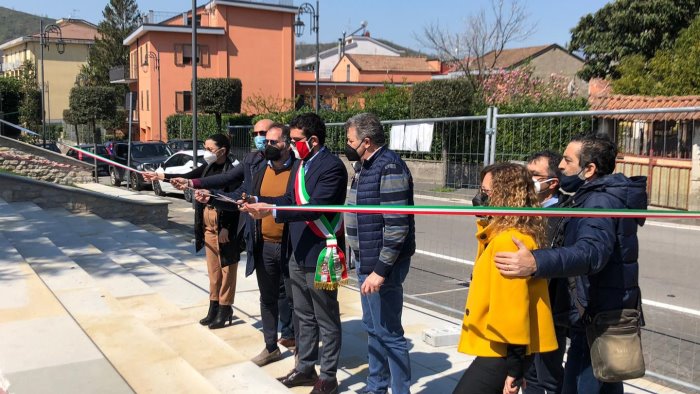 fisciano inaugurati i giardini di monsignor angelo quaranta