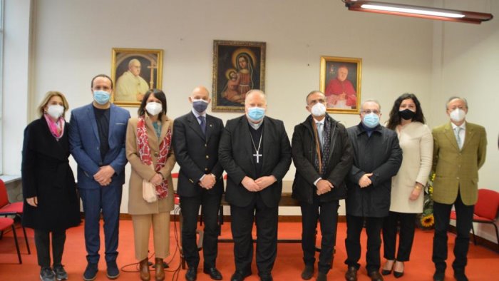 cava sottoscritto il protocollo della cittadella della carita