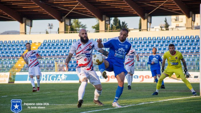 paganese la salvezza passa dai playout solo 0 0 col potenza