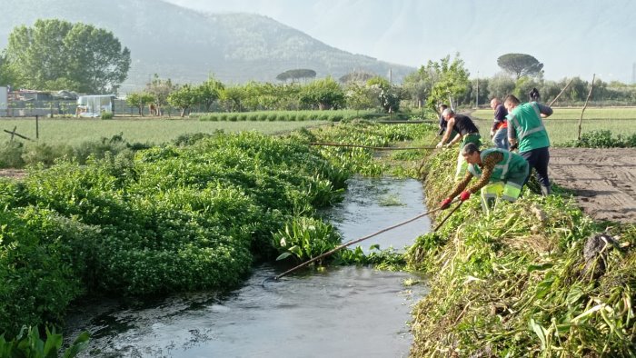 nocera ultimati i lavori su rio pennacchio e vasca pignataro