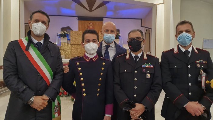 benedizione spadino per allievo telesino accademia di modena