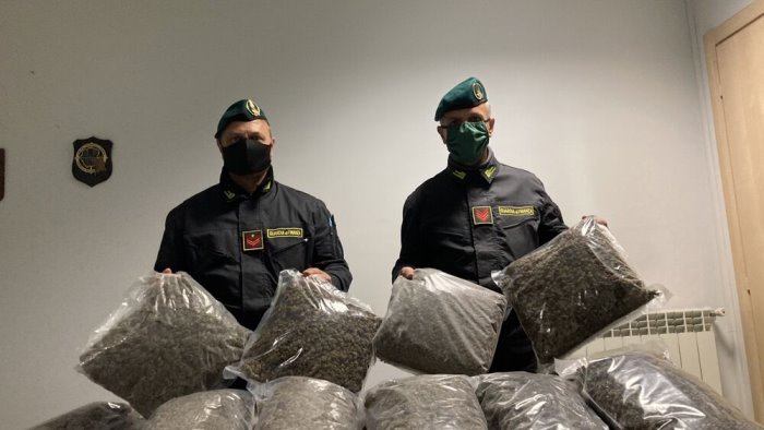 sequestrato un consistente quantitativo di marijuana
