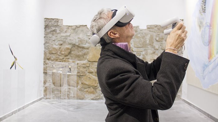 l impossibile che si manifesta in mostra la realta virtuale di romano