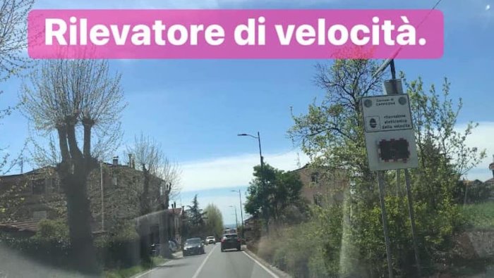piu sicurezza a campagna posizionati nuovi rilevatori di velocita in citta