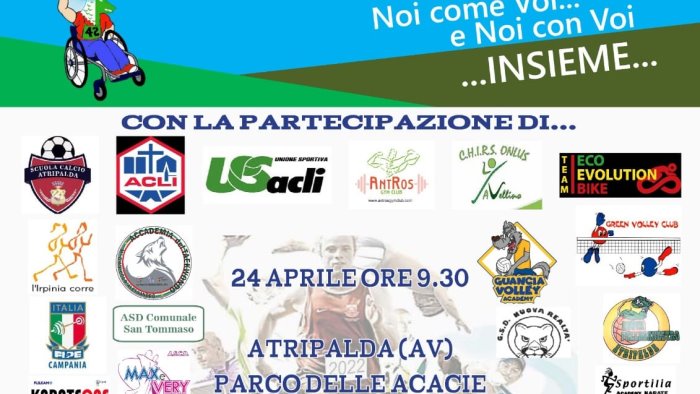 atripalda domenica giornata a tutto sport nel parco delle acacie