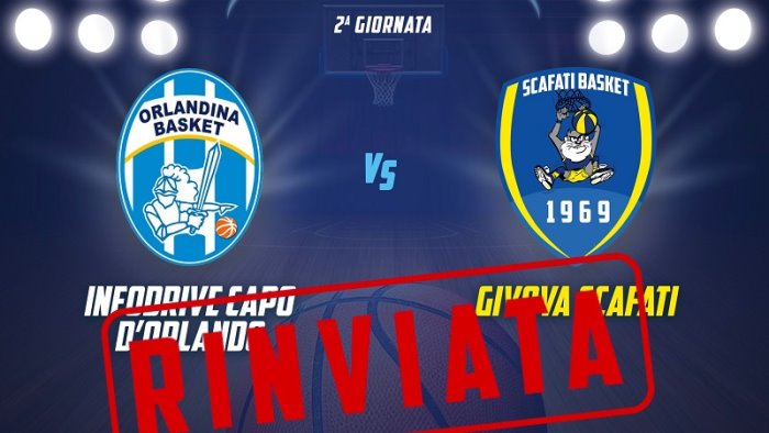 basket rinviata orlandina scafati cantu senza allen al palamangano