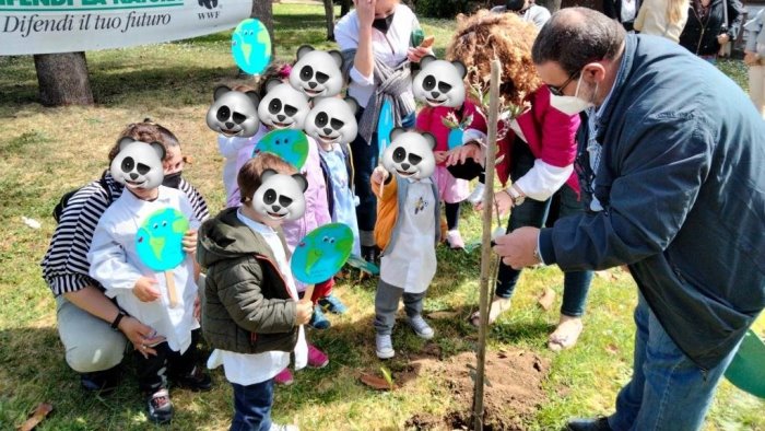 si conclude la settimana della terra con i piccoli amici del panda
