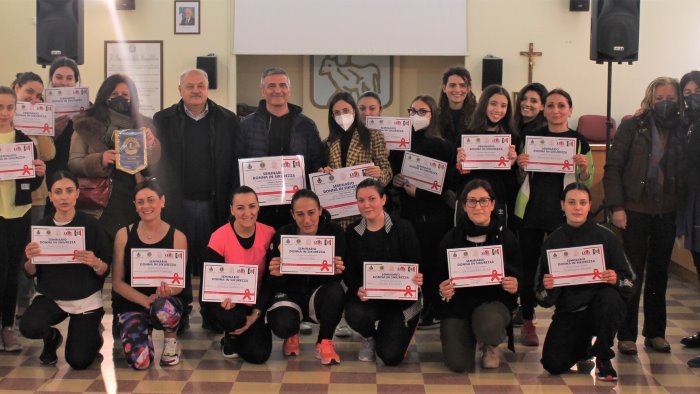 stage donna in sikurezza group improta in sala consiliare a teverola