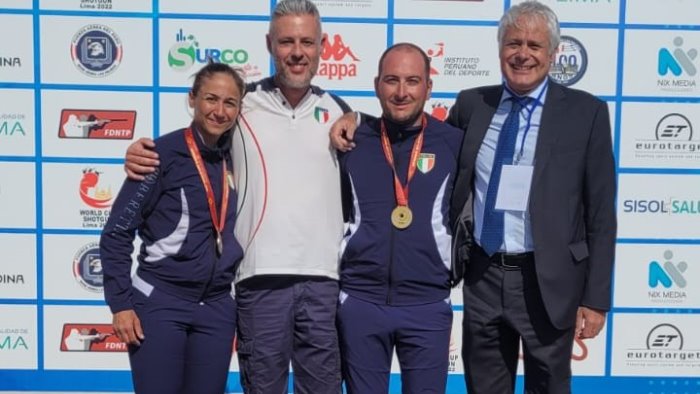 tiro a volo coppa del mondo simeone trionfa anche nella mixed team
