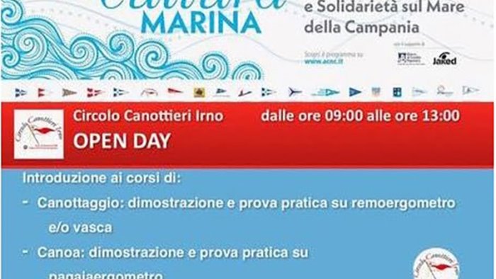 al circolo canottieri irno open day per gli studenti degli istituti cittadini