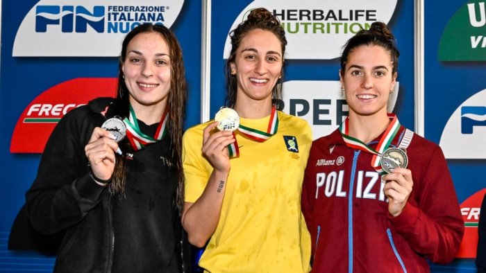 nuoto campionati italiani quadarella oro noemi cesarano argento negli 800