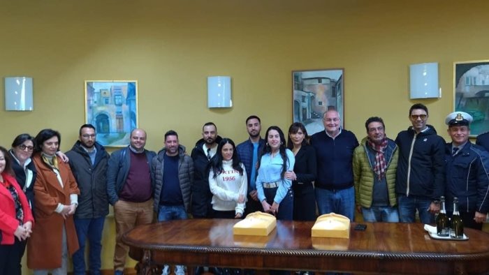 san valentino torio sette nuovi dipendenti in servizio al comune