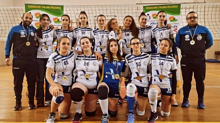 pallavolo il c s nettuno montella campione territoriale under 16