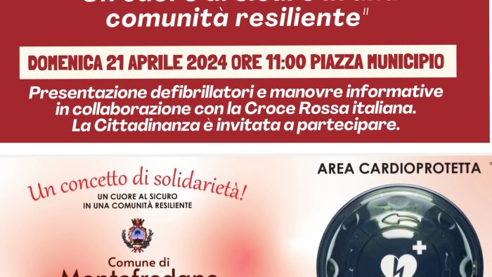 salute montefredane cardio protetta via al progetto con la croce rossa