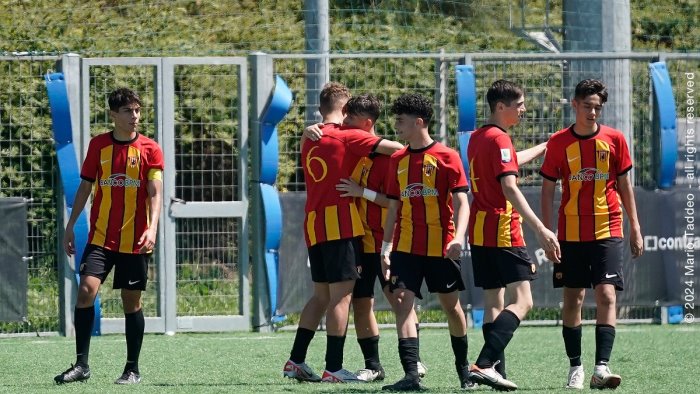 under 15 sei reti del benevento al latina tutte le foto del match