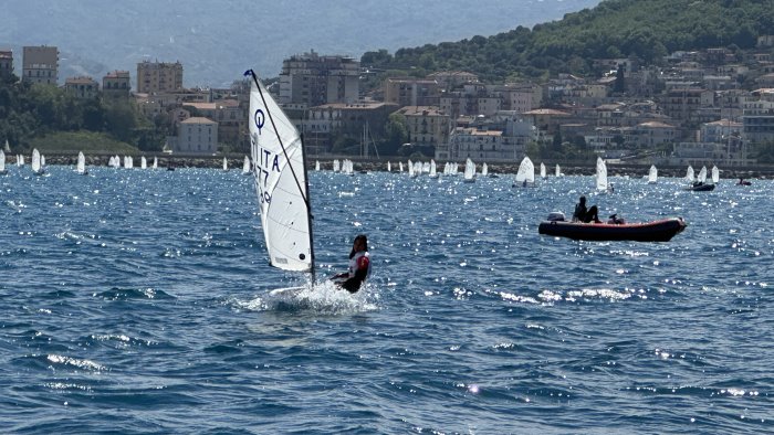 trofeo optimist italia kinder joy of moving grande successo ad agropoli