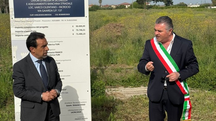 capaccio al via la messa in sicurezza della banchina in varco cilentano