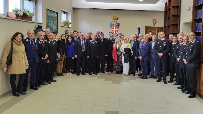 associazione nazionale carabinieri di mercogliano la consegna delle tessere