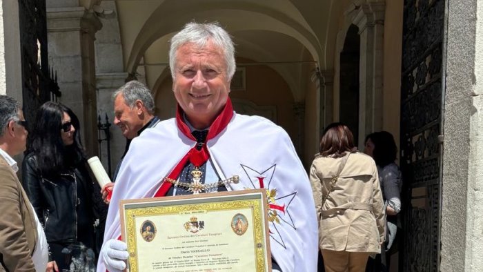 dario vassallo nominato cavaliere templare per amore della legalita e giustizia