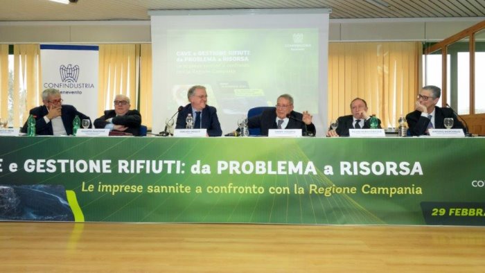 confindustria benevento e provincia insieme per il comparto estrattivo