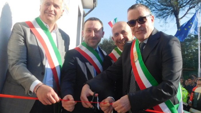 inaugurata nel sannio la prima sede intercomunale della protezione civile