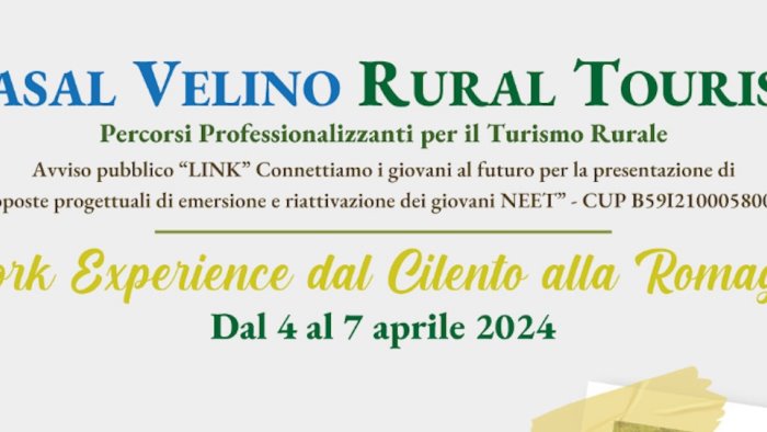 dal cilento alla romagna projenia avvia la work experience per il cilento