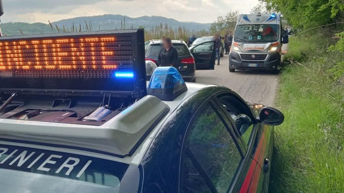 taurasi incidente frontale fra due auto due feriti gravi in ospedale