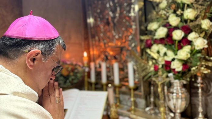 festa a montevergine 25 anni di sacerdozio per l abate riccardo luca guariglia