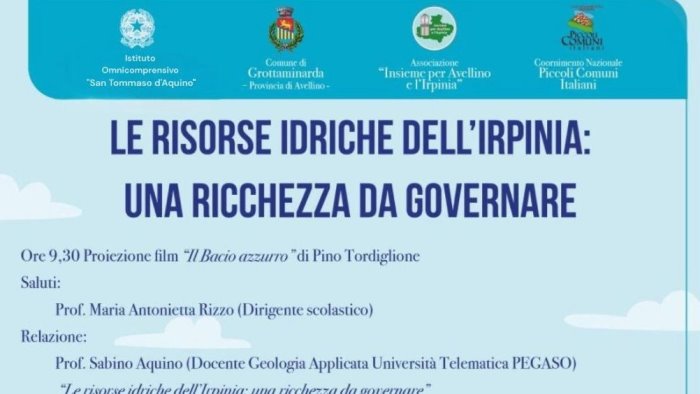 le risorse idriche dell irpinia e la sua ricchezza confronto in irpinia