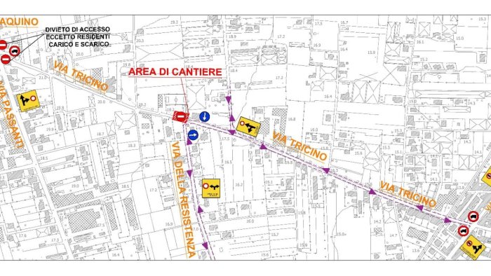 scafati completamento rete fognaria chiusa via tricino