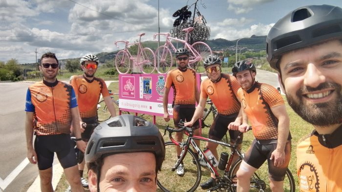 il nuovo pedale sannita anticipa il giro d italia a guardia