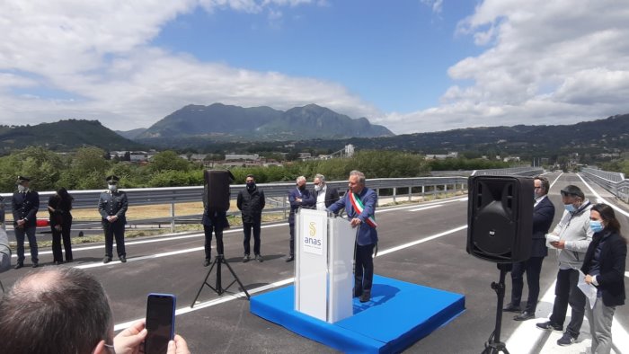 viabilita l anas ha aperto il nuovo viadotto sull ofantina