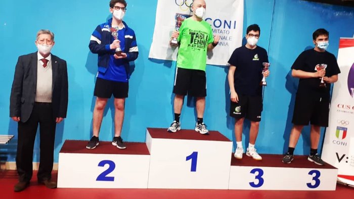 tennis tavolo l asd cesinali protagonista a livello regionale