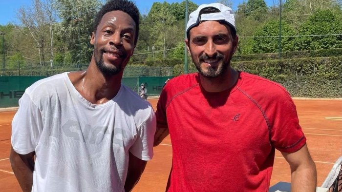 tennis una visita speciale per potito starace