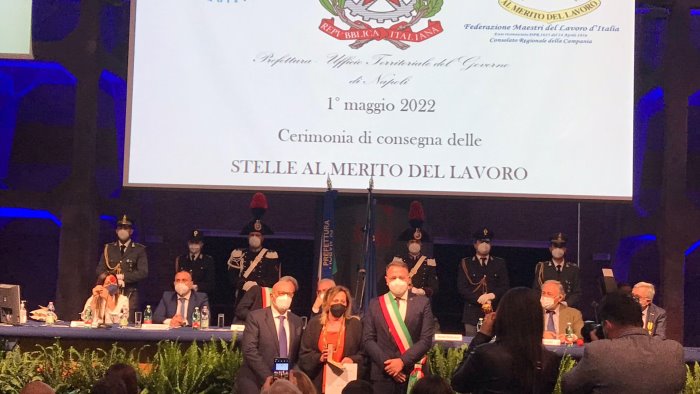 stella al merito del lavoro l onorificenza alla signora vitolo di pellezzano