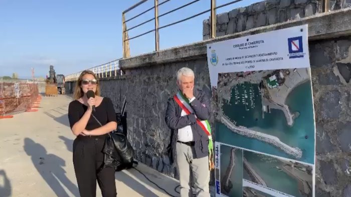 camerota al via i lavori al porto turistico di marina