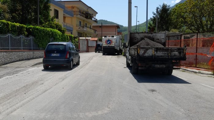 manutenzione a nocera superiore lavori di ripavimentazione a pizzone