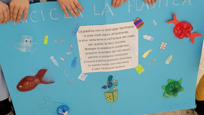 primaria bilingue diventa plastic free assieme a gesesa