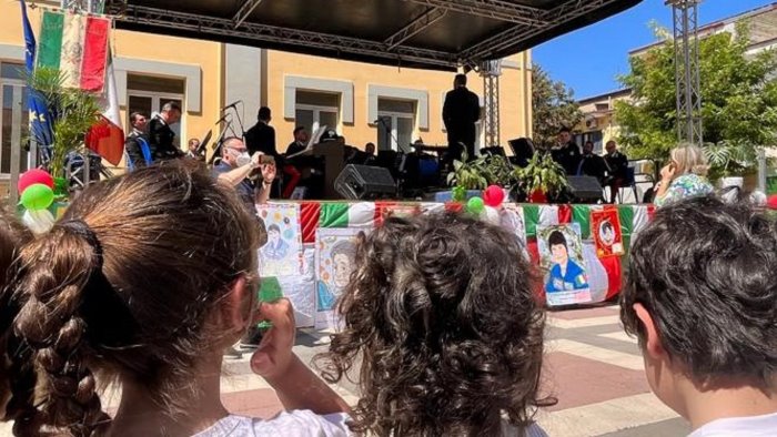 festa della musica e della legalita con la fanfara dei carabinieri