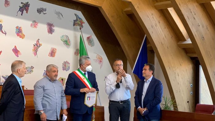 castellabate citta dello sport visita del presidente regionale coni roncelli