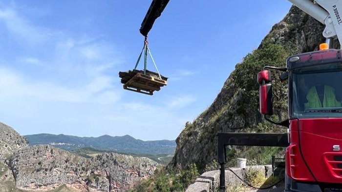 camerota bonificata la strada provinciale 66 del ciglioto