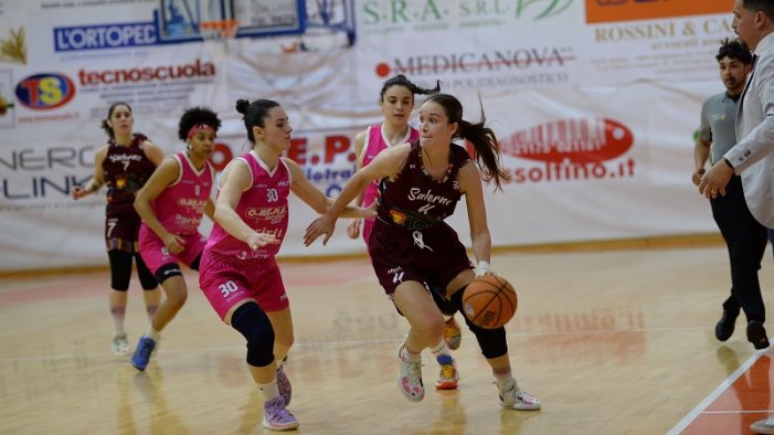 basket femminile finale regionale salerno vince gara 1 battipaglia ko