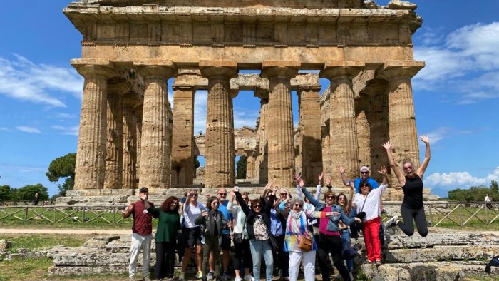 dagli stati uniti a paestum il cilento protagonista del turismo americano