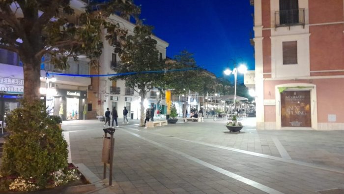 nuova luce per il centro cittadino di agropoli illuminato a led
