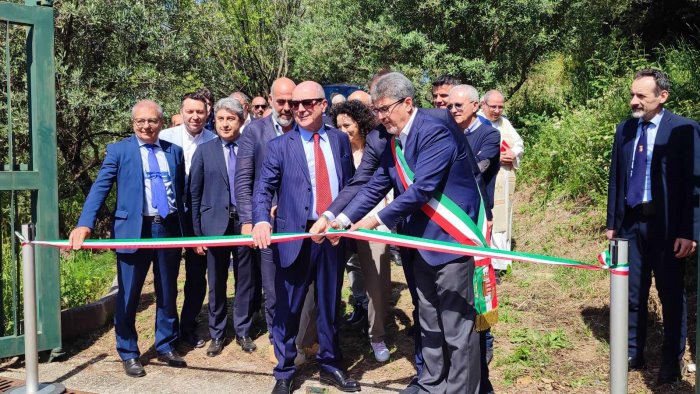 inaugurato l impianto irriguo per l agricoltura della frazione sant anna