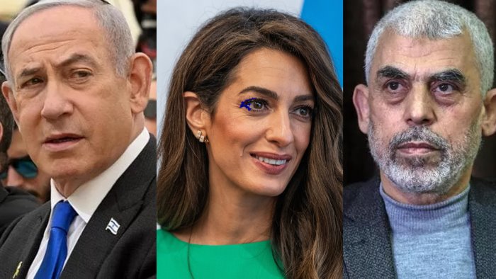 consulenza della moglie di clooney dietro il mandato d arresto per netanyahu
